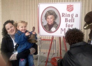 Haley - one of the youngest and cutest "Bellringers for Mary"! 