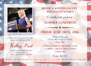 BKCRW Luncheon Invite with book signing